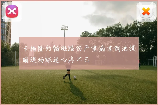 卡梅隆约翰逊膝伤严重痛苦倒地提前退场球迷心疼不已